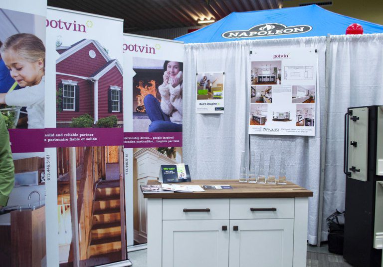 Potvin construction's kiosk